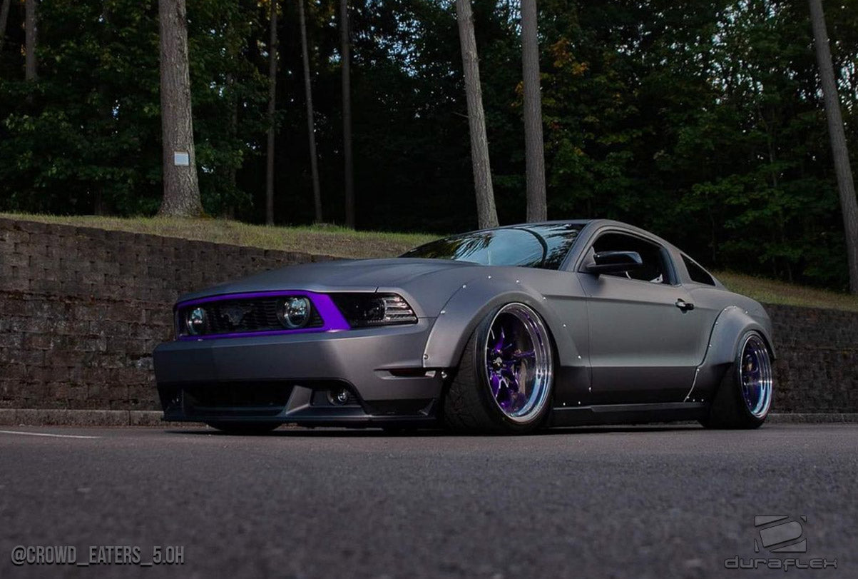 2010-2014 Ford Mustang Duraflex Circuit Wide Body Kit - 4 Piece